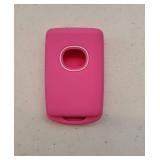 Mazda Key Fob Cover 360 Degree Full Protection Key Case Key Shell Compatible with 2019-2025 Mazda 3, Mazda 3 Hatchback, 2020-2025 Mazda CX-5, CX-30, CX-9-Silver(pink)
