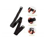 1 Pack Adjustable Elastic Straps Adjustable Bands for Recliner Sofa Covers 2 Seater Recliner Loveseat Chair Cover, Black