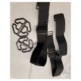1 Pack Adjustable Elastic Straps Adjustable Bands for Recliner Sofa Covers 2 Seater Recliner Loveseat Chair Cover, Black