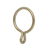 Ivilon Drapery Eyelet Curtain Rings - 1.7 Ring for Curtain Hook Pins, Set of 14 - Warm Gold"