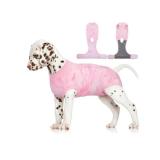FUAMEY Recovery Suit for Dogs After Surgery, Soft Breathable Dog Bodysuit E-Collar & Cone Alternative Surgical Suit, Male Female Dog Neuter Spay Suits Anti Licking Wounds Onesie Pink Tie Dye Size XL "