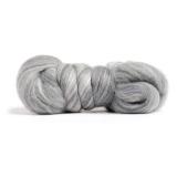 Desert Breeze Distributing 100% Natural Merino Wool Roving - Premium Combed Top Merino Roving Wool - Tapestry, Spinning, Wet Felting & Needle Felting Supplies - 21.5 Micron - 1 oz, Color Grey