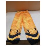 Superhero Full Set Cosplay Hero Costume Hoodie and Pants Yellow Adult XS