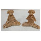Gold Yoga Pose Dogs