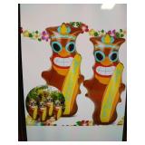Leyndo 3ft Inflatable Tiki Decor 4pk