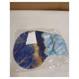 Ergonomic Mouse Pad Blue Pattern