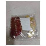 Cupcake Toppers Aries Red and Gold 24pcs