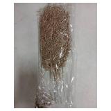 Artificial Glitter Pine Needles 16pcs Champagne