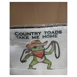 Country Toads Take Me Home Storage Makeup Bag