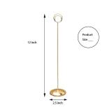 HOHIYA 12 Pcs Table Number Holders 12 Inch Place Card Holder Stands Brass Gold Tall for Photos Food Signs Memo Notes Weddings Restaurants Birthdays Party