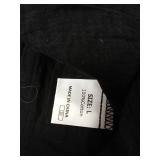 Dokotoo Fall Clothes Teacher Outfits for Women Color Block Button Up Shirts for Women Comfy Roll Up Long Sleeve Turn Down Collar Soft Oversized Boyfriend Summer Tops Outerwear Blouse Office Black L