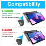 ProCase 2 Pack Screen Protector For Lenovo Tab M10 Plus 3rd Gen 10.6 Inch 2022, Tempered Glass Screen Film Guard -Clear