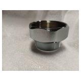 2 NPT Female X 1 1/2 NPT Male Adapter Chrome Threaded Sink Drain Flange