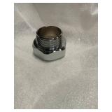 2 NPT Female X 1 1/2 NPT Male Adapter Chrome Threaded Sink Drain Flange