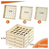 4 Tray Sorter Sifter Box Used for Lego, Storage Sorter Brick Box for Lego Blocks, Gift for LegoLover, Gift for Teens and Adults, 3 Different Size Sorters Perfect for LegoBlocks