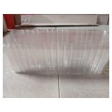 Clear Plastic Liners Inserts for Wood Boxes and Planters (10.5x 3 x 3.5) (Sell in Pack of 12) (to fit12 Planter) (L120404)