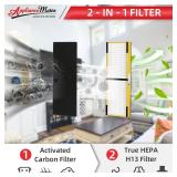 FLT4825 HEPA Filter B Replacement for Guardian Air Purifier, 4 HEPA Filters and 8 Pre-Filters by APPLIANCEMATES