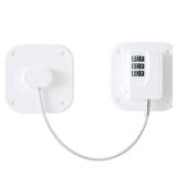 2 Packs Refrigerator Lock - Heavy Duty Combination Fridge Lock, Child/Baby Proofing Lock for Cabinets, Closets, Drawers, Window and More, Easy Install and Use (White)