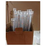 Halloween Lights Outdoor 20 Tubes 480 LED Raindrop Meteor Shower Icicle Lights with Timer Function Cascading Light Falling Rain Light for Halloween Orange Purple