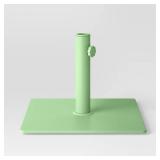 25lbs Steel Square Outdoor Patio Market Umbrella Bases Sage Green - Room Essentials - Retail: $60