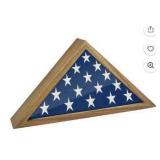 Flag Display Case with Barn Wood Frame (Flag not included)