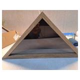 Flag Display Case with Barn Wood Frame (Flag not included)