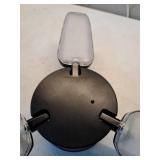 1.25 ft. 3-Head 8000 Lumens 500- Watt Equivalent Black Integrated LED Convertible Utility Shop Light with Remote