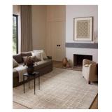 Handwoven Textured Area Rug - Natural Beige - ivory/ National - 2`-7``x4` - Retail: $76