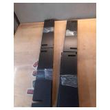 4 sq. ft. X 2 sq. ft. Black Poly Resin EZ Set Stackable Garden Bed (Pack of 2) - Retail: $140