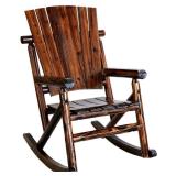 Leigh Country Char-log A Product of Leigh-country TX93860 Rustic Single Rocker Without Star - Retail: $243