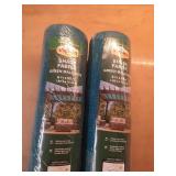6 ft. x 50 ft. Green Malachite Sun Shade Fabric (Pack of 2) - Retail: $124