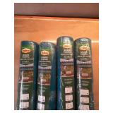 6 ft. x 50 ft. Green Malachite Sun Shade Fabric (Pack of 4) - Retail: $252