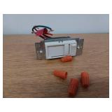 LevitonSureSlide Dimmer Switch for Dimmable LED, Halogen and Incandescent Bulbs - White 6674-P0W