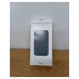 SAMSUNG 15W Wireless Charger Duo w/USB C Cable, Charge 2 Devices at Once, Cordless Super Fast Charging Pad for Galaxy Phones and Devices, 2022, US Version, Black - Retail: $89