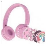 BuddyPhones POP Fun Pink Wireless Headphones