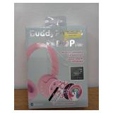 BuddyPhones POP Fun Pink Wireless Headphones