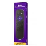 Roku TV Remote Control - Simple Setup & App Shortcuts - Compatible with Roku TV models ONLY - Black