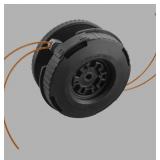 REEL EASY+ 2-in-1 Pivoting Fixed Line and Bladed Head for Bump Feed Trimmersby RYOBI