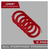 0.095 in. x 20 ft. Pre-Cut Trimmer Line (5-Pack)