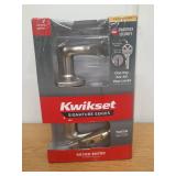 KwiksetTustin Satin Nickel Bed/Bath Door Lever