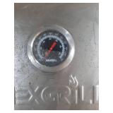4-Burner Propane Gas Grill in Black with Stainless Steel Main Lid (Broken Button) - Retail: $249