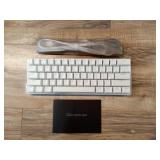 Razer Huntsman Mini Mercury 60% with Clicky-Purple Switch: Gaming Keyboard, USB-C Connection - Retail: $120