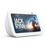 Amazon Echo Show 5 (3rd Gen, 2023 release) | Smart Display with Deeper Bass and Clearer Sound - Glacier White - Retail: $90