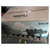 Oakford 1150 Pro 3-Burner Propane Gas and Offset Charcoal Smoker Combo Grill in Black - Retail: $799