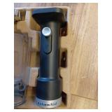 KitchenAid Go Cordless Hand Blender - battery sold separately KHBRV00: Immersion Blender, 3 Speeds, Black Matte, Dishwasher-Safe- Missing Power Supply  - Retail: $110