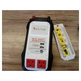 500 Watt Power Inverter  Dual Power Inverter  Two USB Charging Ports - Retail: $68