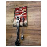 Husky SAE Quad Drive Ratcheting Wrench Set (2-Piece)