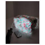 APPEARS NEW - XURISEN Upgraded 561FT 1400 LED Christmas Lights Outdoor, Super Long String Lights 8 Modes & Memory Timer Plug in Fairy Lights for Home Xmas Tree Party Wedding Decor -Red and Green and W