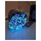 APPEARS NEW - XURISEN Christmas Lights, 236FT 600 LED Color Changing String Fairy Light Waterproof Plug-in Tree Lighting with 11 Modes for Outside Party Xmas Weddings Decor