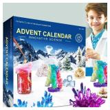 FACTORY SEALED - Science Advent Calendar 2025 for Kids, National Geographic Kit Christmas Gifts for Boys Girls Age 4-12, Science Kits with 24 Cool Experiments, Christmas Countdown Calendar, STEM Proje